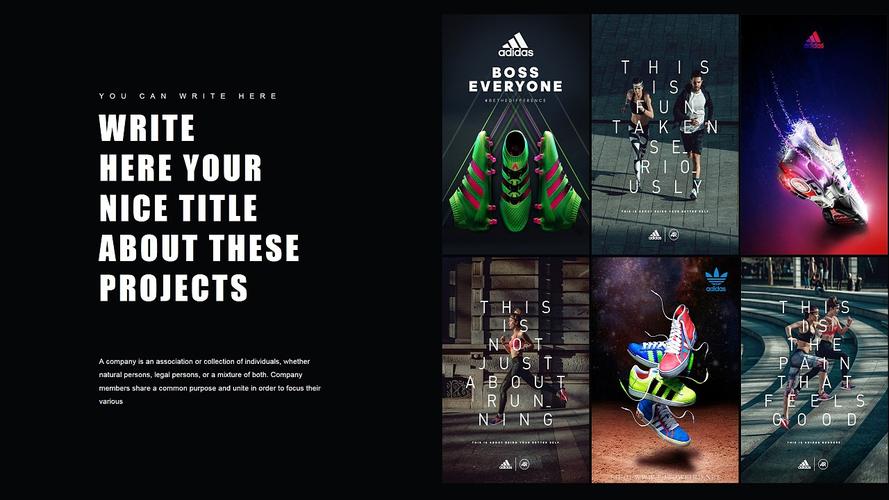 adidas阿迪达斯时尚运动品牌营销策划ppt模板